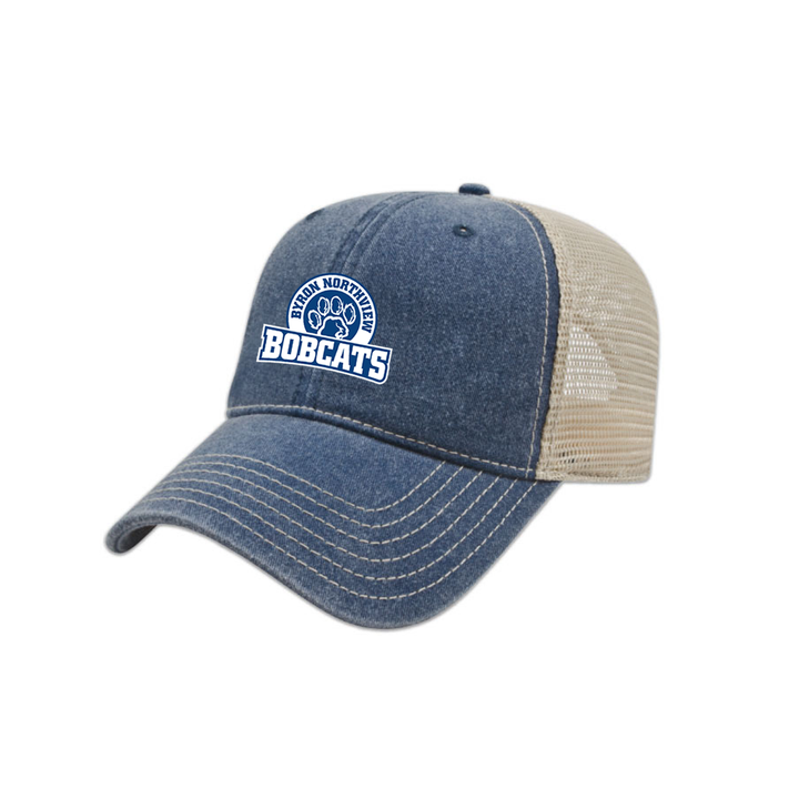 BYRON NORTHVIEW EMBROIDERED VINTAGE TRUCKER CAP