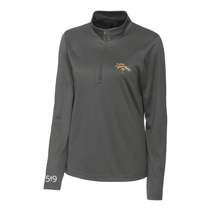 BANTING EMBROIDERED ATHLETIC 1/4 ZIP (WOMENS)