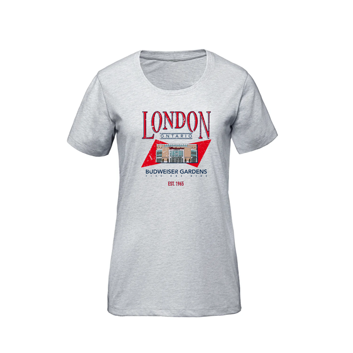 LONDON VINTAGE BUD GARDENS PREMIUM TEE (WOMENS)