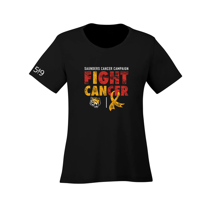 FIGHT CANCER ATHLETIC TEE (WOMENS)