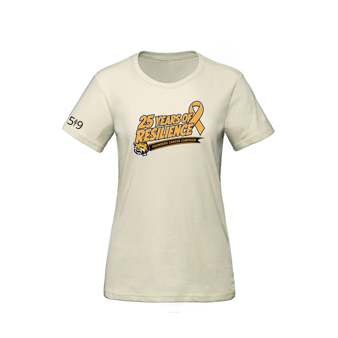 SAUNDERS CANCER CAMPAIGN 2026 TEE (WOMENS)