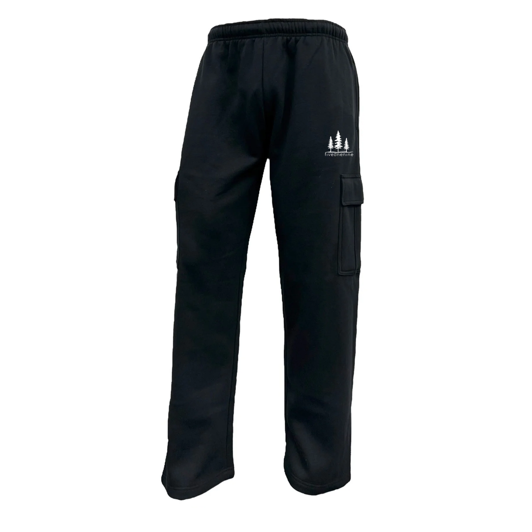CANOPY EMBROIDERED CARGO SWEATPANTS (UNISEX)