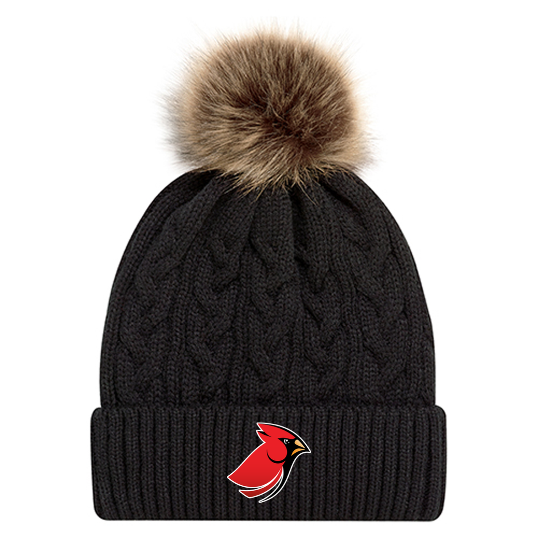 KENSAL PARK EMBROIDERED FAUX FUR TOQUE