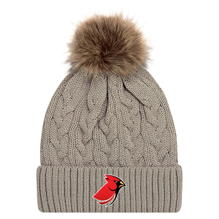 KENSAL PARK EMBROIDERED FAUX FUR TOQUE