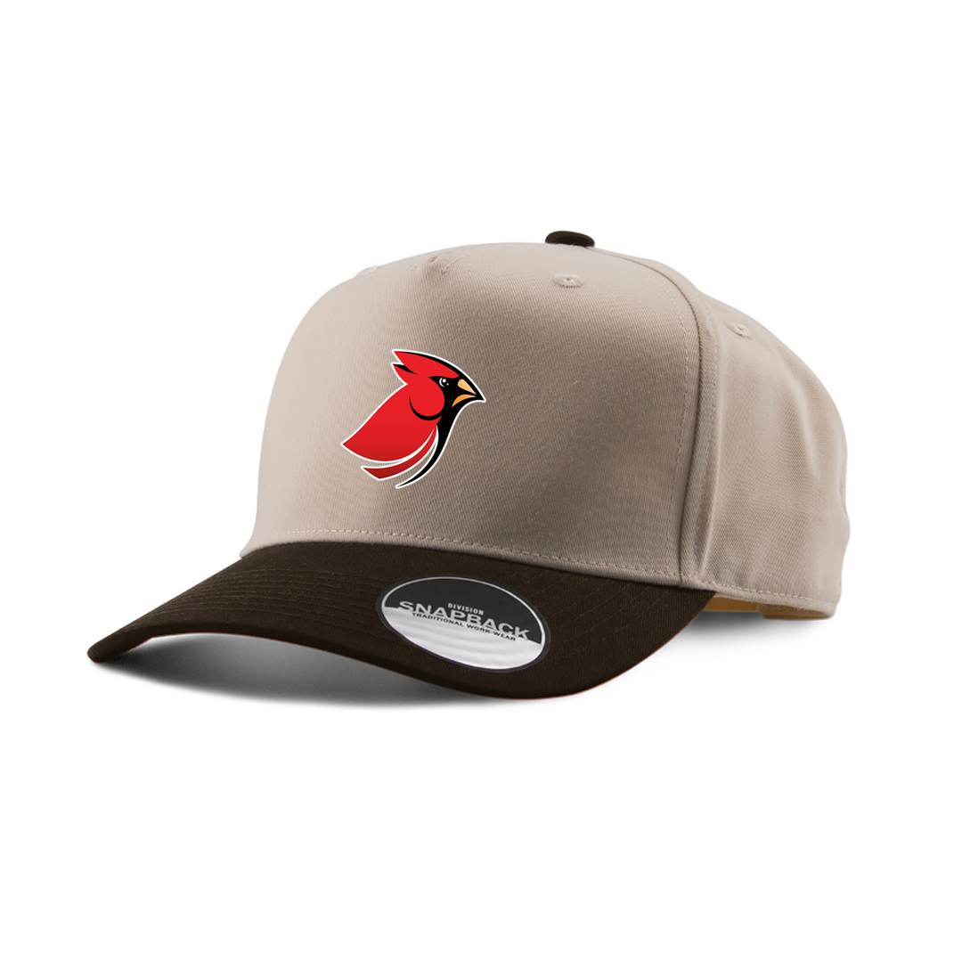 KENSAL PARK EMBROIDERED TWO-TONE PANEL CAP