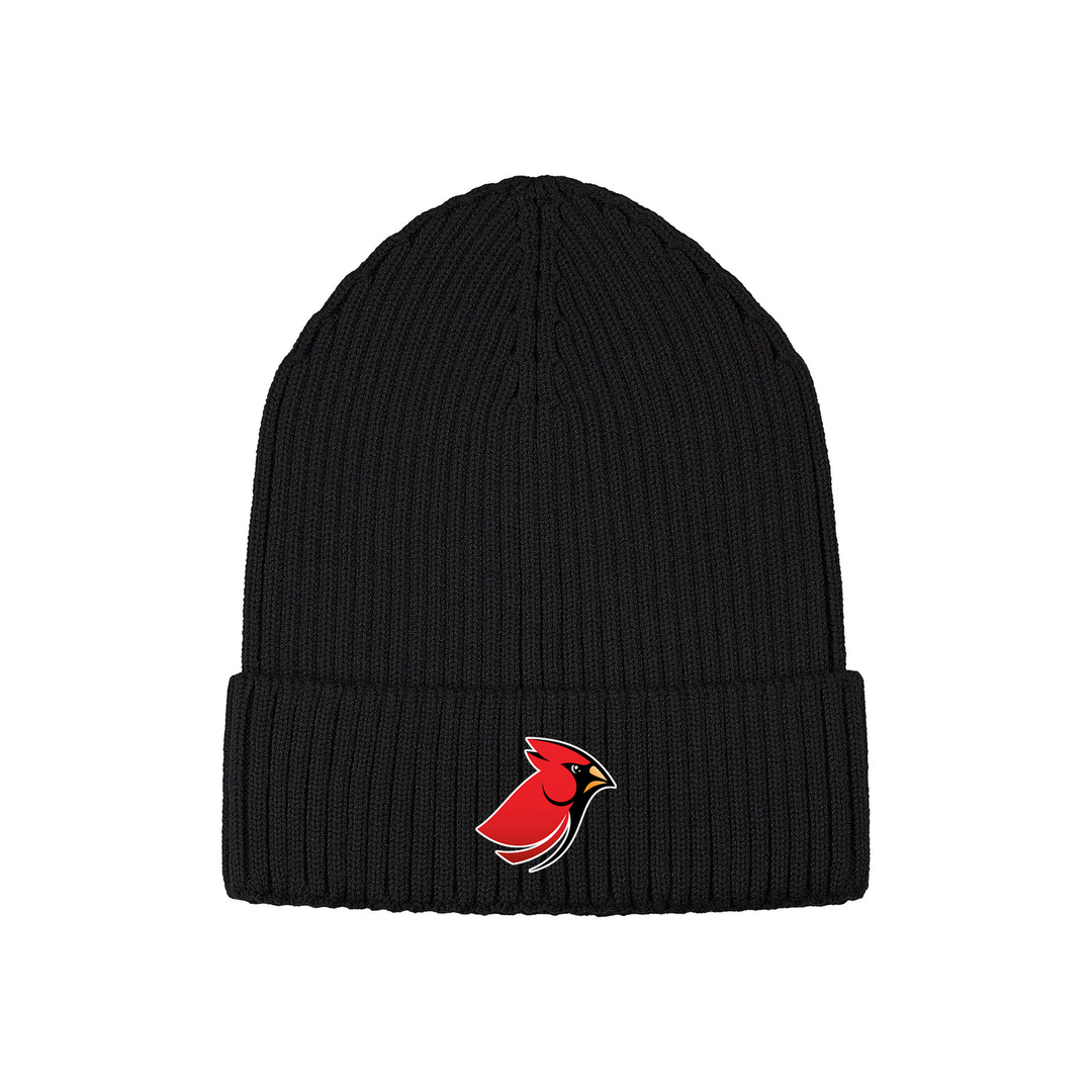 KENSAL PARK EMBROIDERED RIBBED KNIT TOQUE