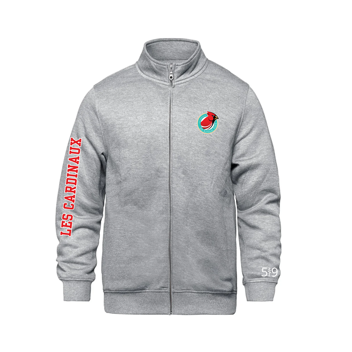 KENSAL PARK CLASSIC SLEEVE ZIP-UP SWEATER (UNISEX)
