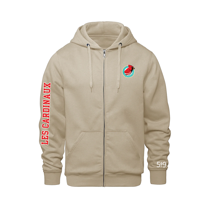 KENSAL PARK CLASSIC SLEEVE ZIP-UP HOODIE (UNISEX)