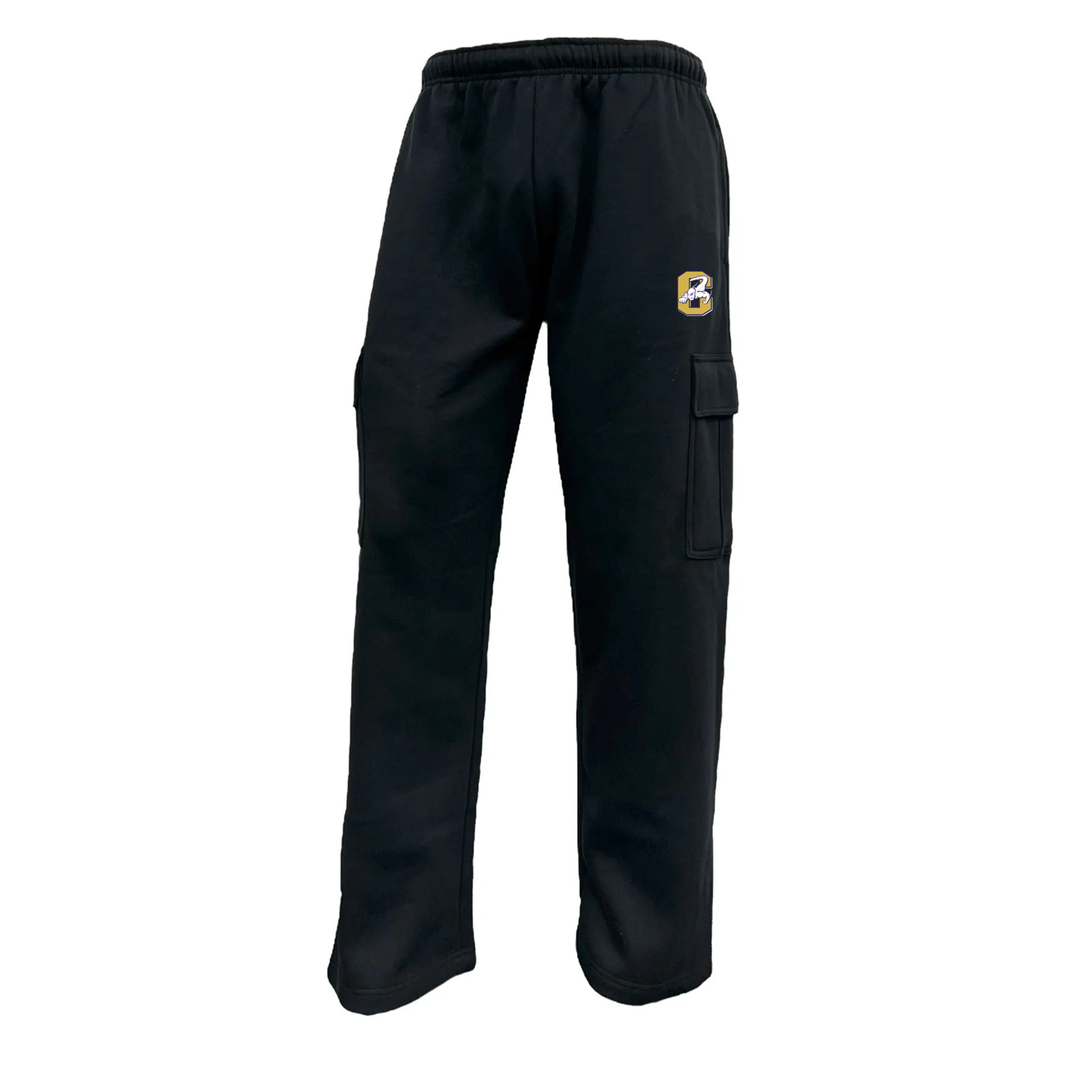 CENTRAL EMBROIDERED CARGO SWEATPANTS (UNISEX)
