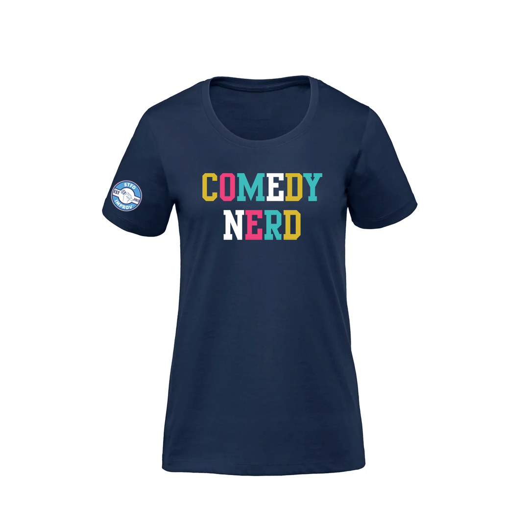COMEDY NERD PREMIUM TEE (WOMENS)
