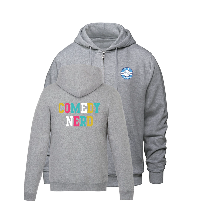 COMEDY NERD ZIP-UP HOODIE (UNISEX)