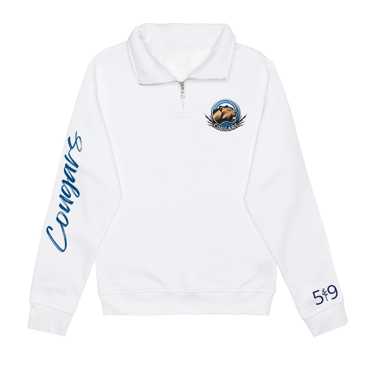 COUGARS SIGNATURE SLEEVE 1/4 ZIP (UNISEX)