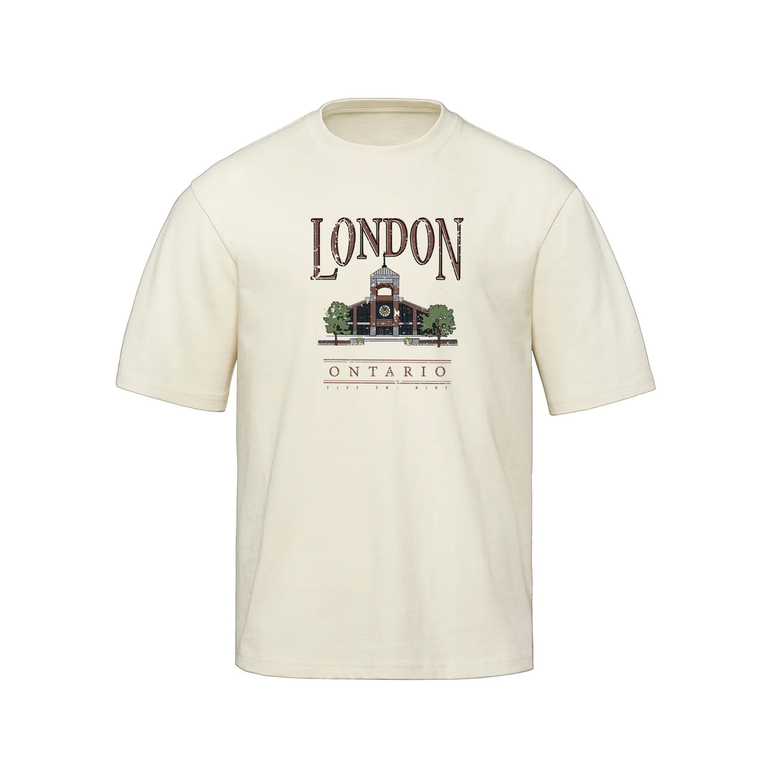 LONDON VINTAGE COVENT GARDEN OVERSIZED TEE (UNISEX)