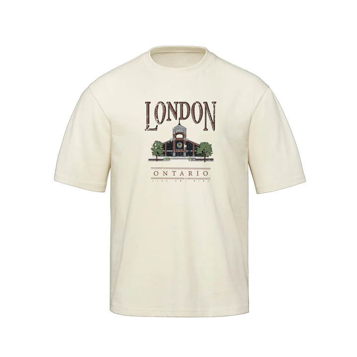 LONDON VINTAGE COVENT GARDEN OVERSIZED TEE (UNISEX)