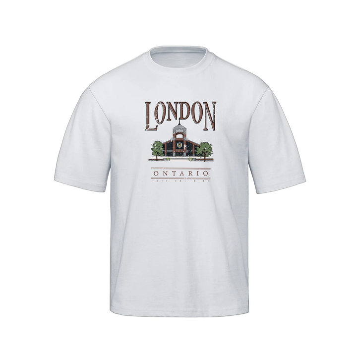 LONDON VINTAGE COVENT GARDEN OVERSIZED TEE (UNISEX)