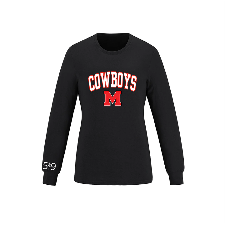 COWBOYS VARSITY LONG SLEEVE (WOMENS)