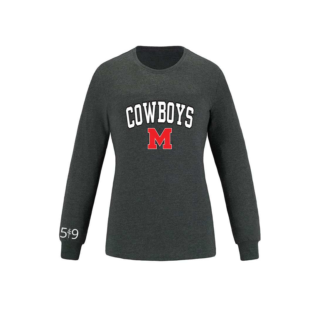 COWBOYS VARSITY LONG SLEEVE (WOMENS)