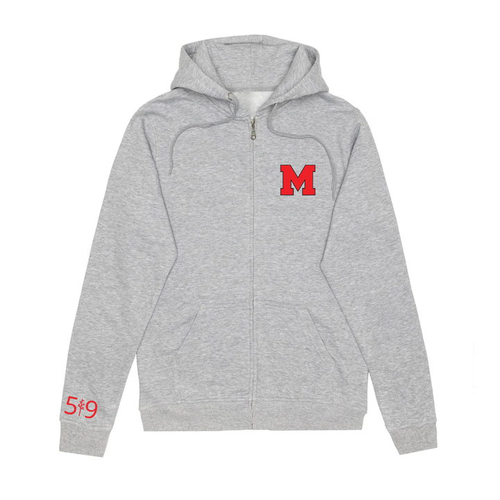 MEDWAY EMBROIDERED ZIP-UP (UNISEX)