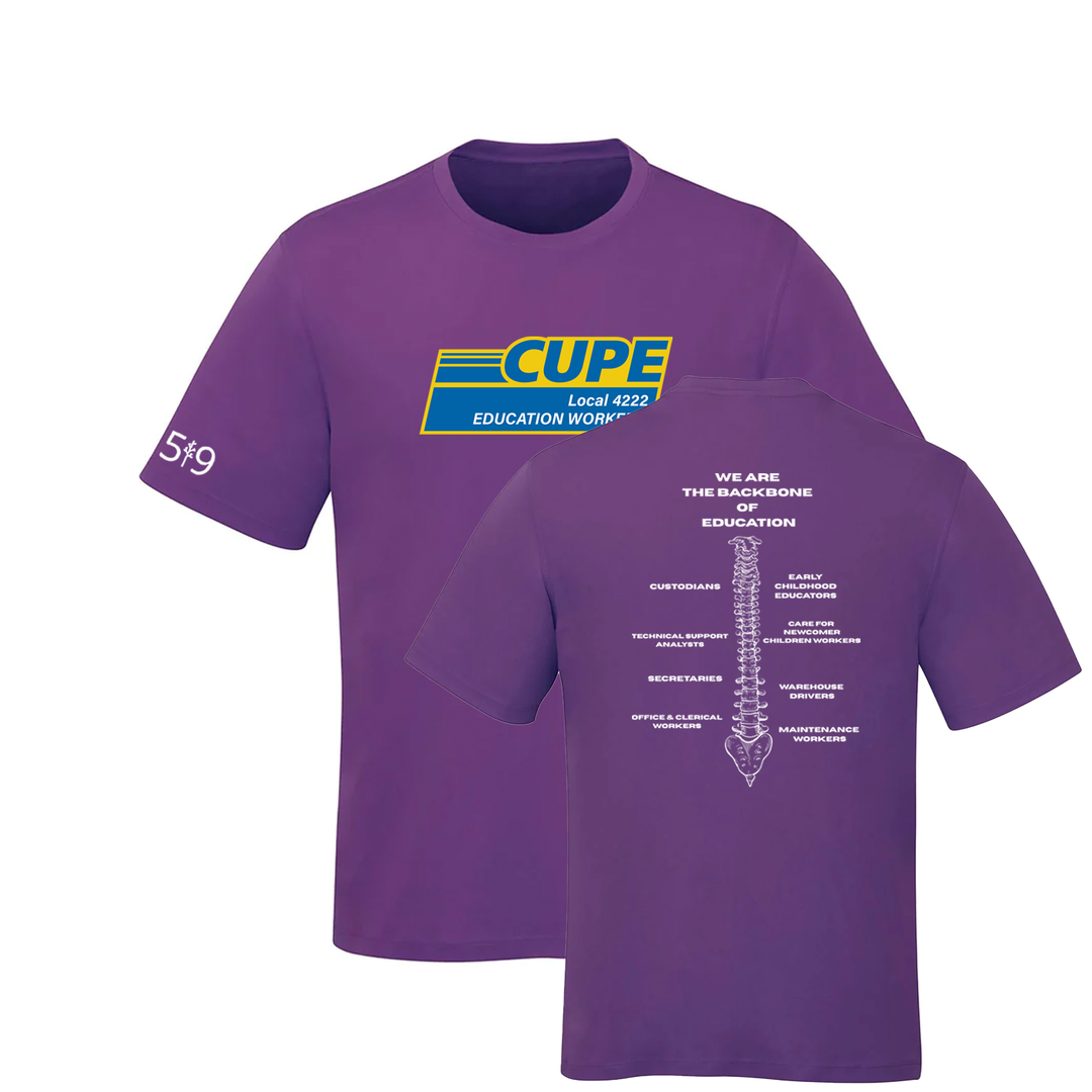 CUPE BACKBONE TEE (MENS)