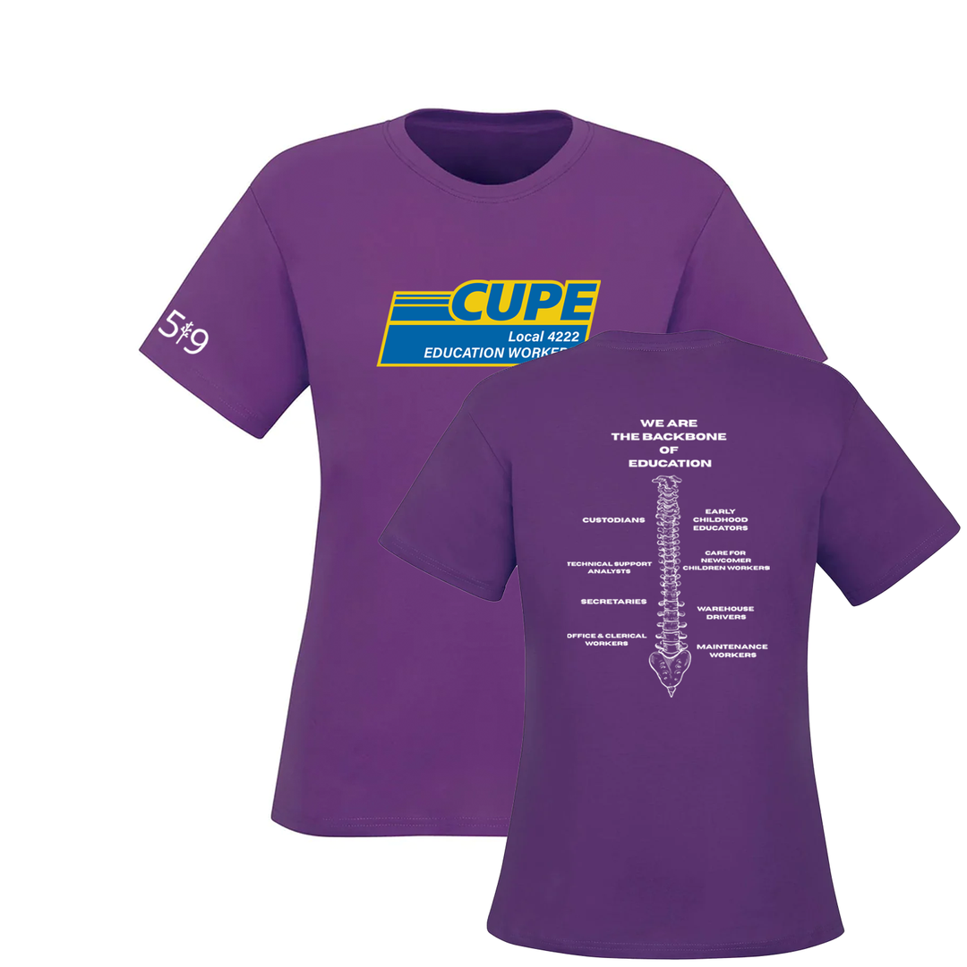 CUPE BACKBONE TEE (WOMENS)