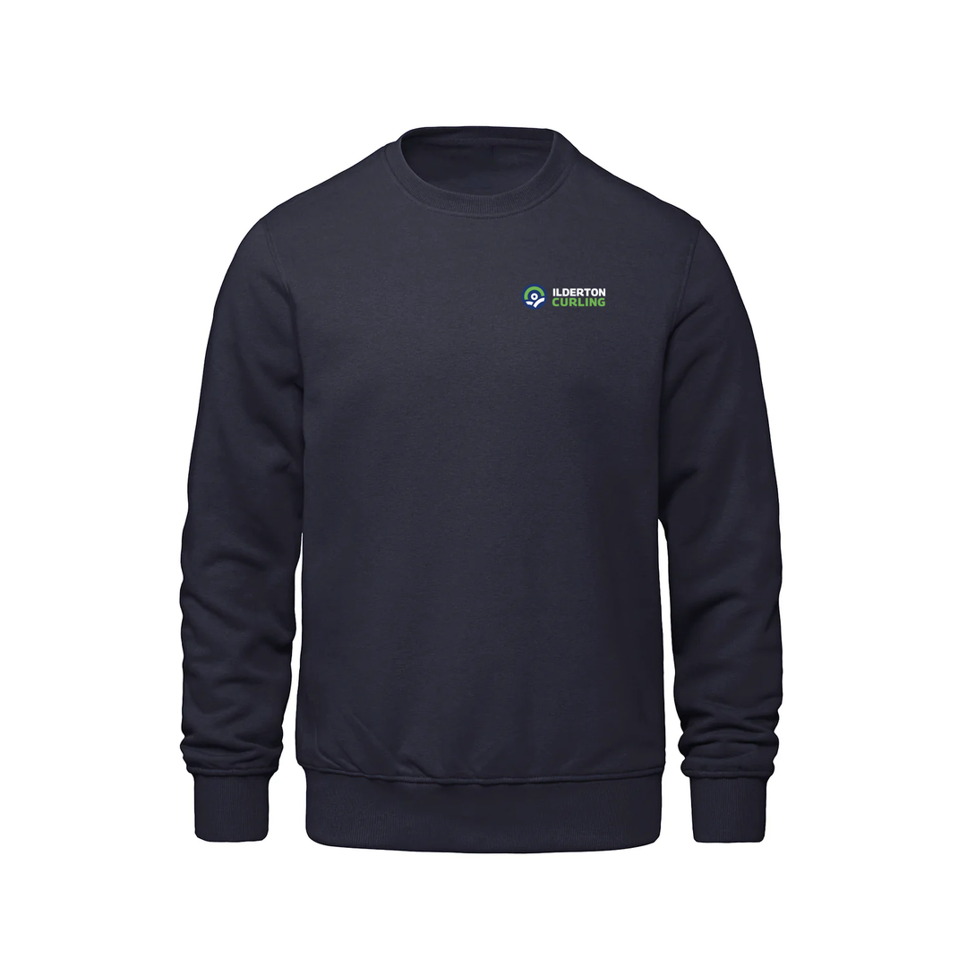 ILDERTON CURLING EMBROIDERED CREW (UNISEX)