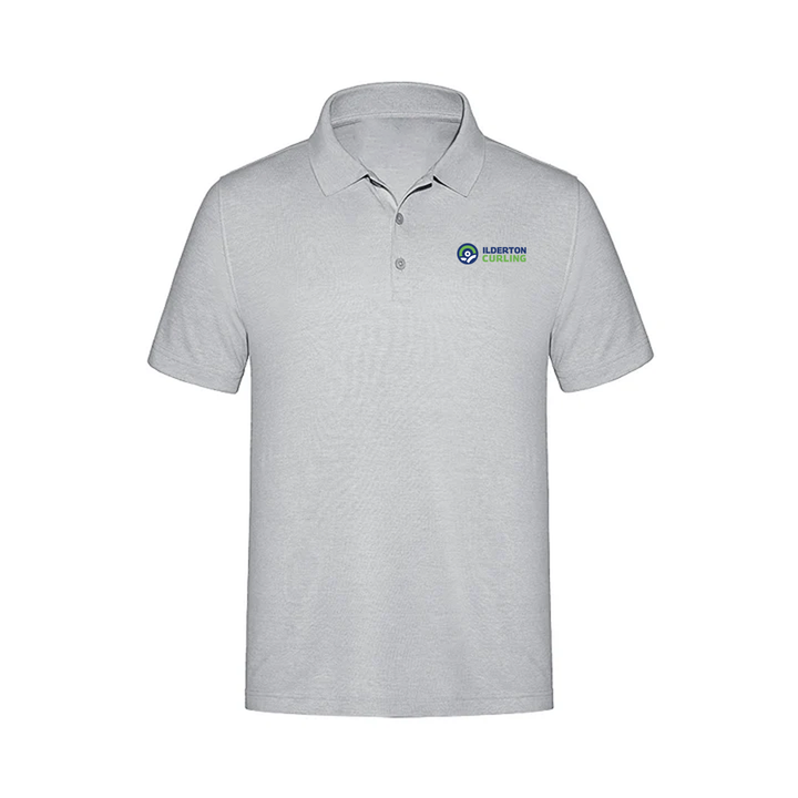 ILDERTON CURLING EMBROIDERED PIQUE POLO (MENS)