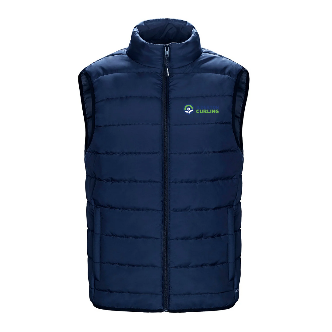 ILDERTON CURLING EMBROIDERED PUFFER VEST (MENS)