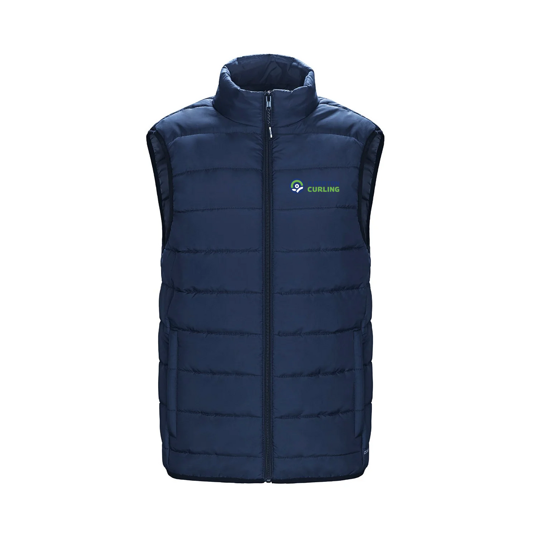 ILDERTON CURLING EMBROIDERED PUFFER VEST (WOMENS)