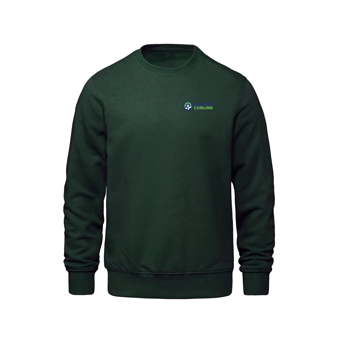 ILDERTON CURLING EMBROIDERED CREW (UNISEX)