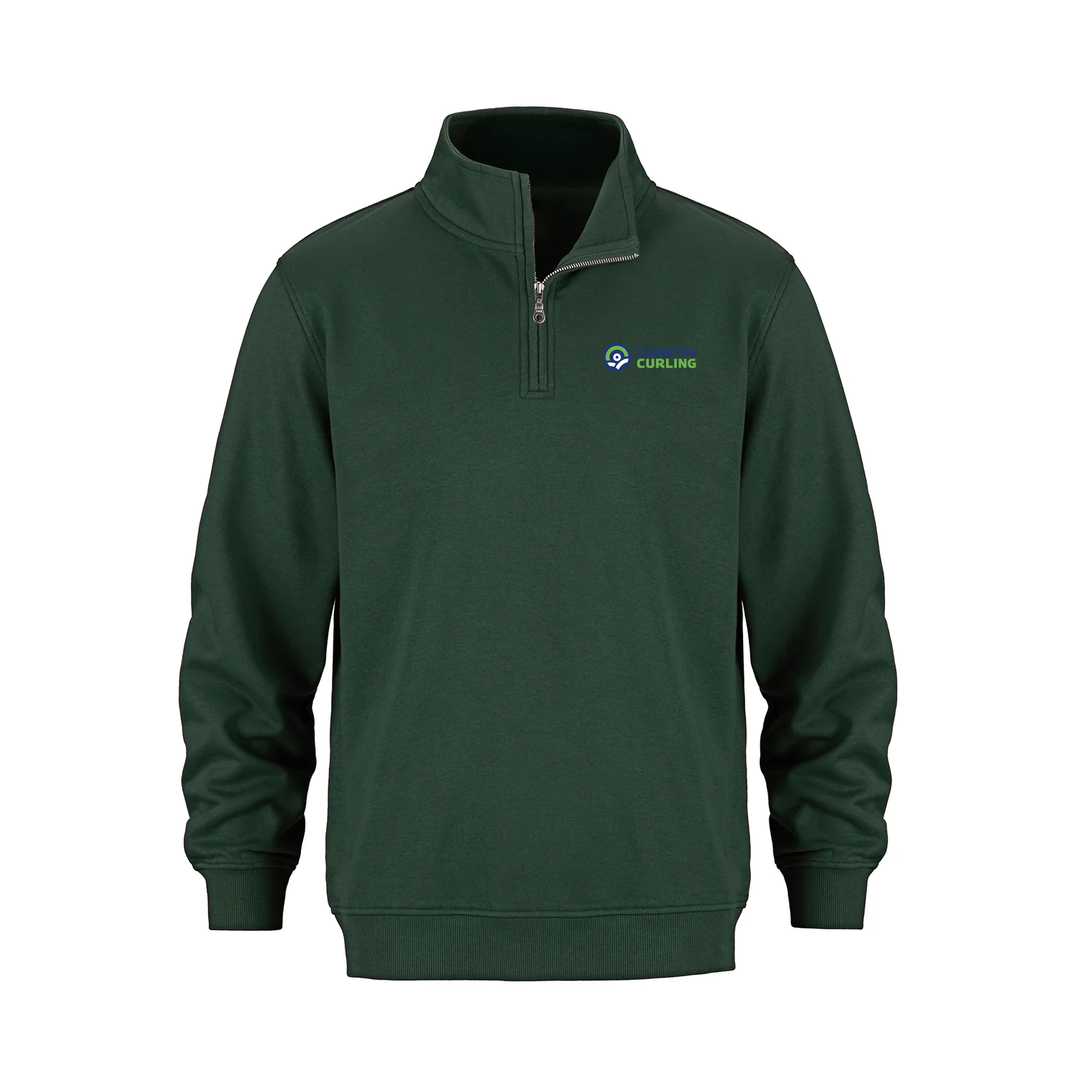ILDERTON CURLING EMBROIDERED 1/4 ZIP (UNISEX)