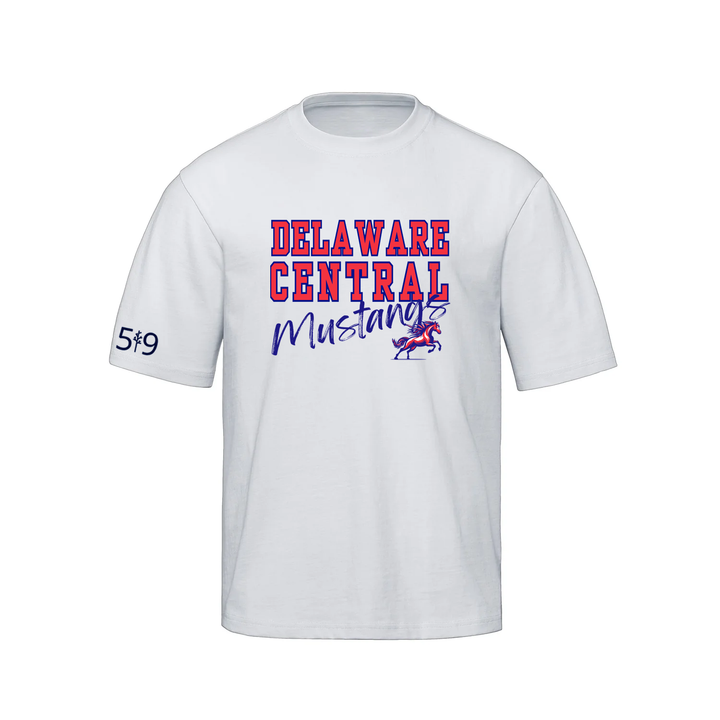 DELAWARE CENTRAL SIGNATURE OVERSIZED TEE (UNISEX)