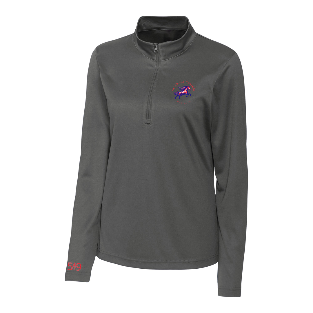 DELAWARE CENTRAL CLASSIC ATHLETIC 1/4 ZIP (WOMENS)
