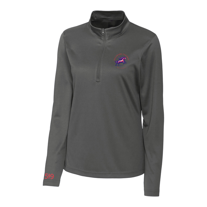 DELAWARE CENTRAL CLASSIC ATHLETIC 1/4 ZIP (WOMENS)