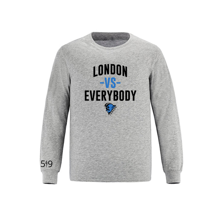 LONDON BLUEDEVILS VS EVERYBODY LONG SLEEVE (MENS)