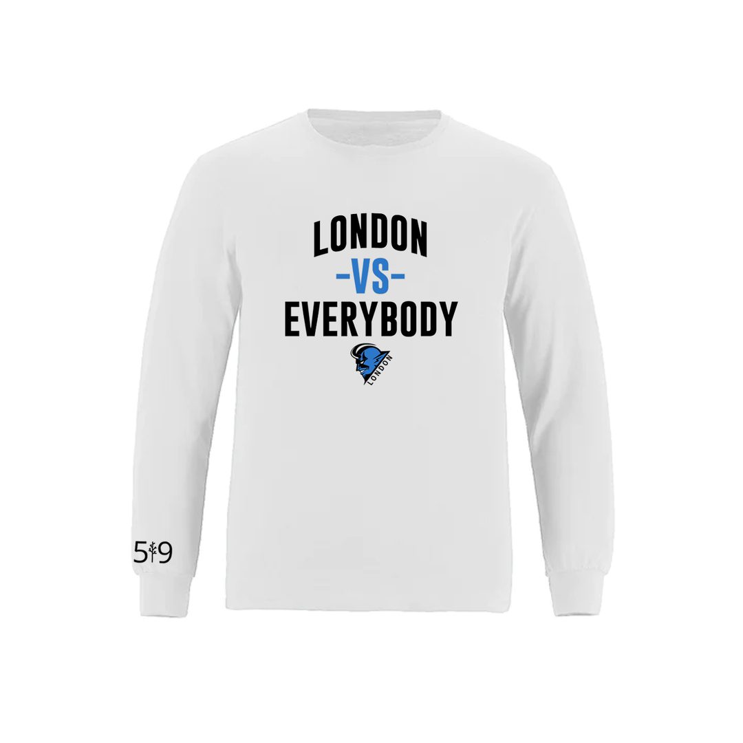 LONDON BLUEDEVILS VS EVERYBODY LONG SLEEVE (MENS)