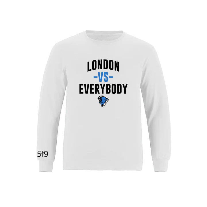 LONDON BLUEDEVILS VS EVERYBODY LONG SLEEVE (MENS)