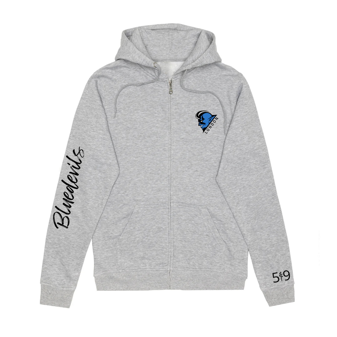 BLUEDEVILS SIGNATURE SLEEVE ZIP-UP (YOUTH)