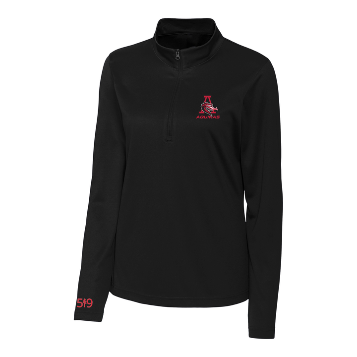 AQUINAS DRAGON ATHLETIC 1/4 ZIP (WOMENS)