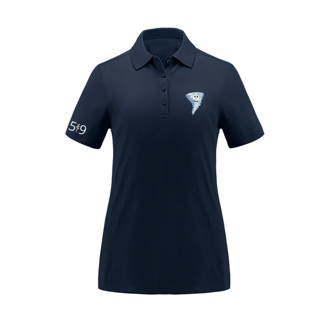 DUNWICH-DUTTON EMBROIDERED PIQUE POLO (WOMENS)