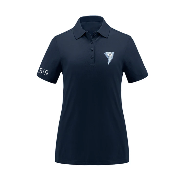 DUNWICH-DUTTON EMBROIDERED PIQUE POLO (WOMENS)
