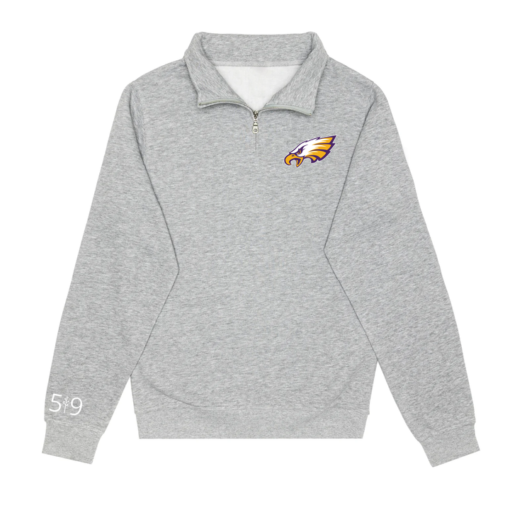 EAST ELGIN EMBROIDERED 1/4 ZIP (UNISEX)