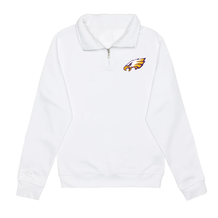 EAST ELGIN EMBROIDERED 1/4 ZIP (UNISEX)