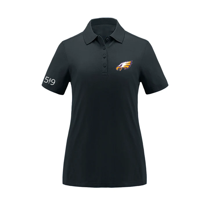 EAST ELGIN EMBROIDERED PIQUE POLO (WOMENS)
