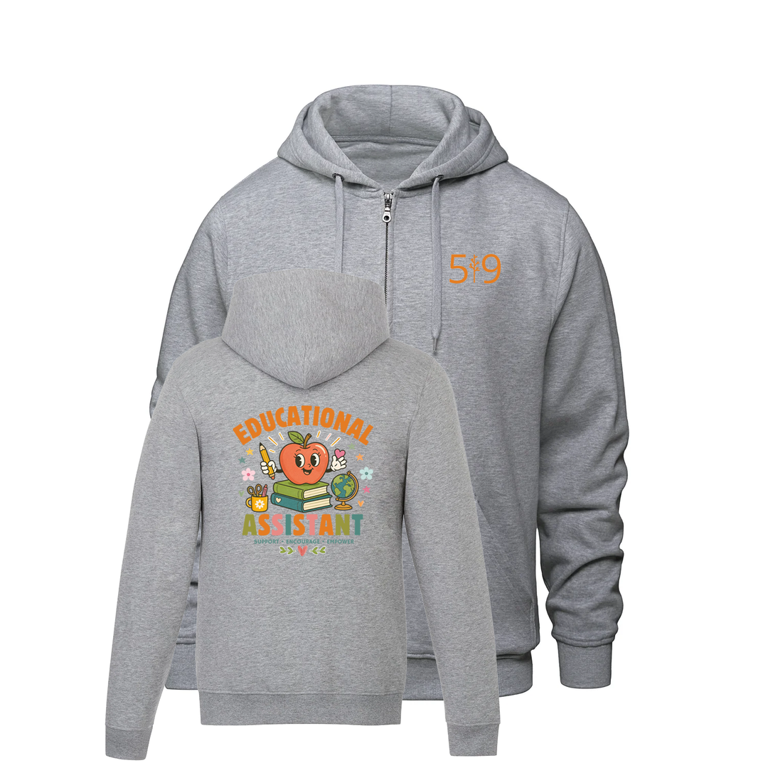 EDUCATIONAL ASSISTANT CLASSROOM ZIP-UP HOODIE (UNISEX)