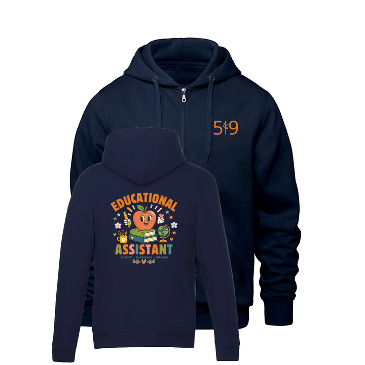 EDUCATIONAL ASSISTANT CLASSROOM ZIP-UP HOODIE (UNISEX)