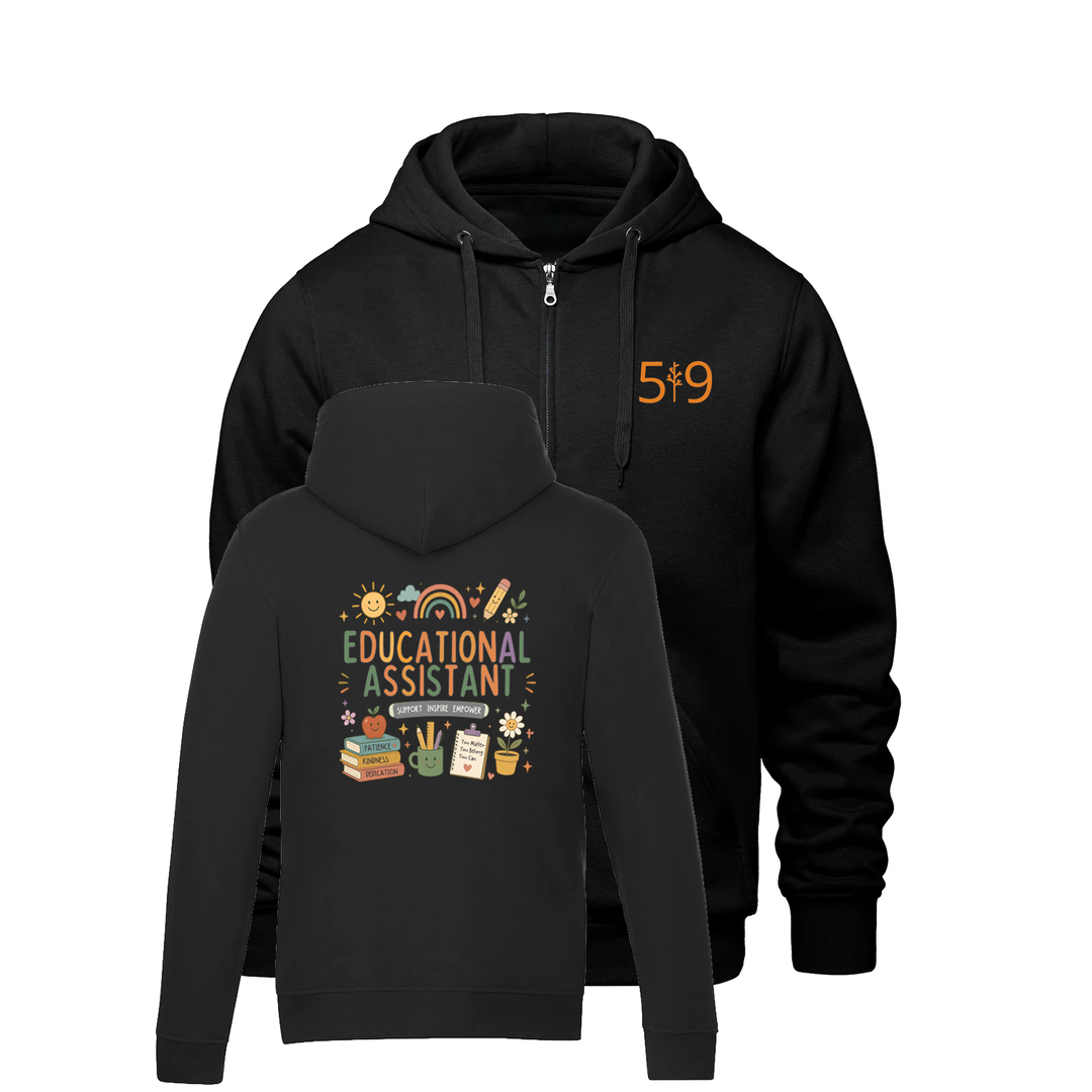 EDUCATIONAL ASSISTANT SUNSHINE ZIP-UP HOODIE (UNISEX)