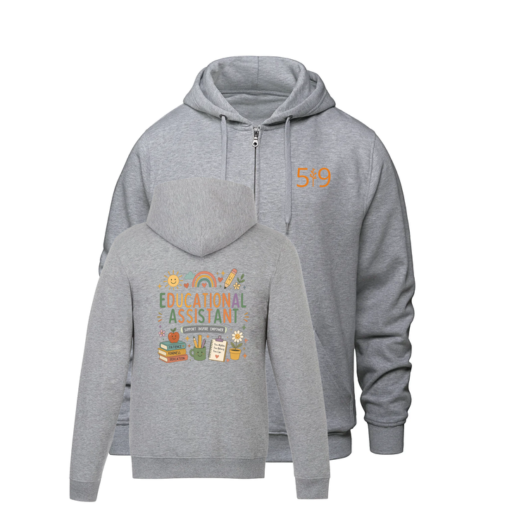 EDUCATIONAL ASSISTANT SUNSHINE ZIP-UP HOODIE (UNISEX)