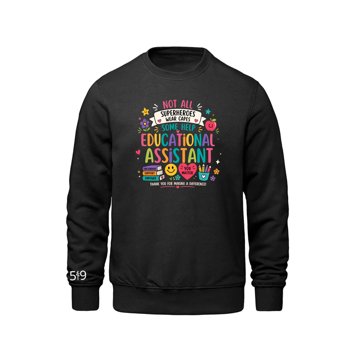 EDUCATIONAL ASSISTANT HERO CREW (UNISEX)