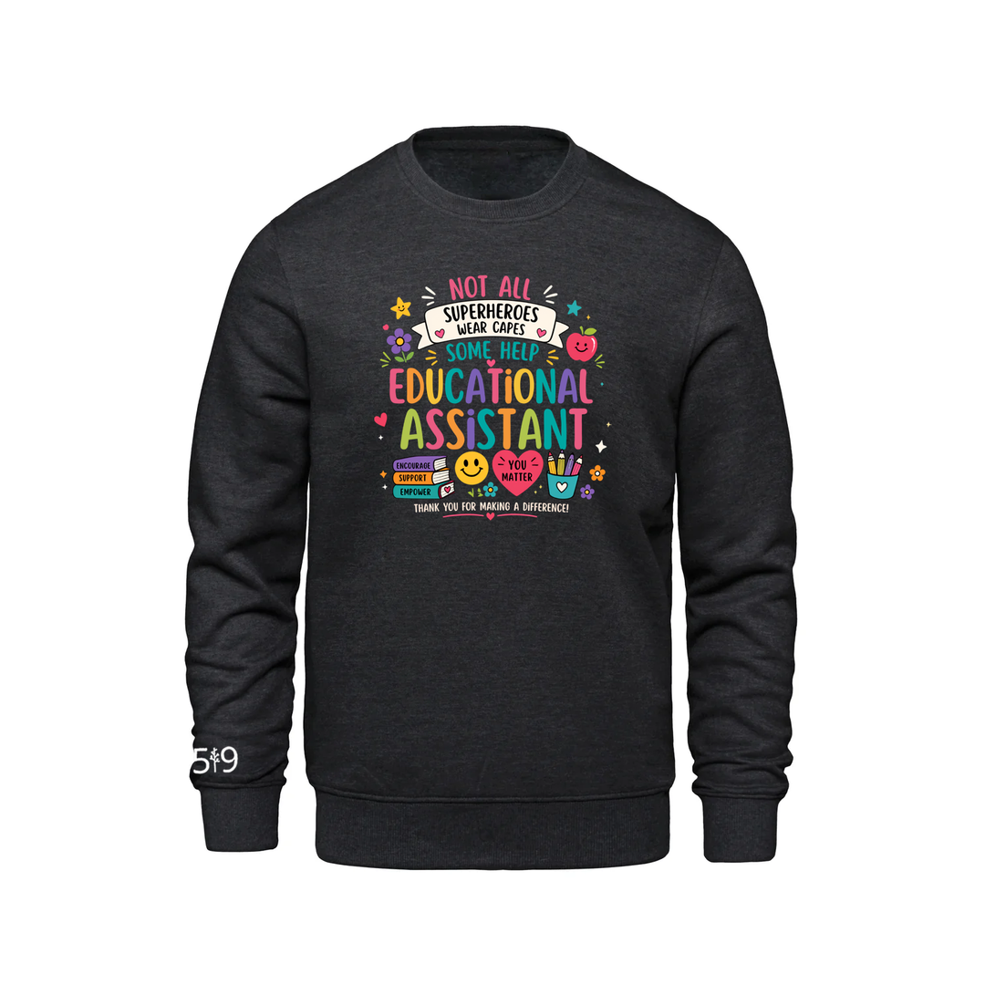 EDUCATIONAL ASSISTANT HERO CREW (UNISEX)