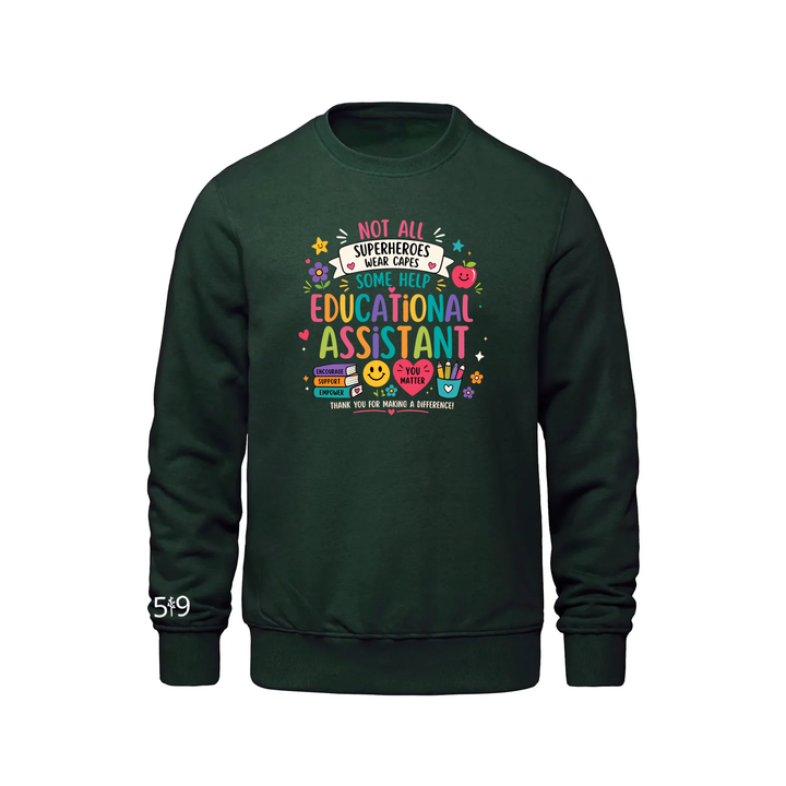 EDUCATIONAL ASSISTANT HERO CREW (UNISEX)